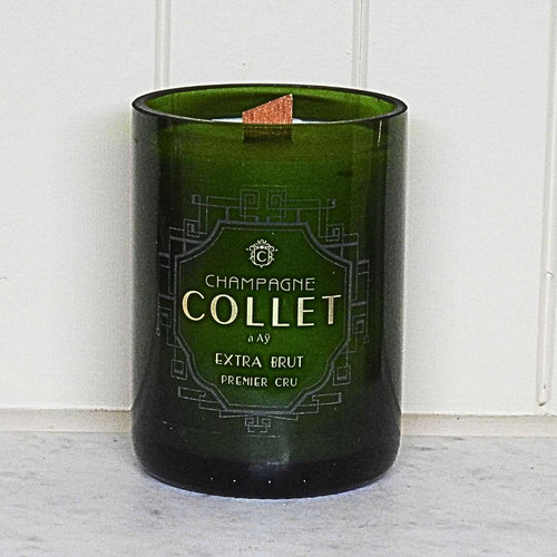 Collet XL Upcycled Champagne Bottle Candle