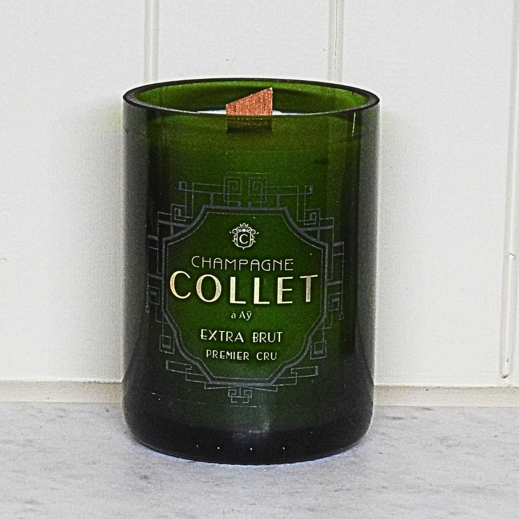 Collet XL Upcycled Champagne Bottle Candle