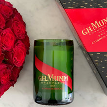 Load image into Gallery viewer, GHM Upcycled Champagne Bottle Candle
