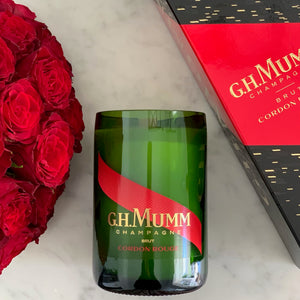GHM Upcycled Champagne Bottle Candle
