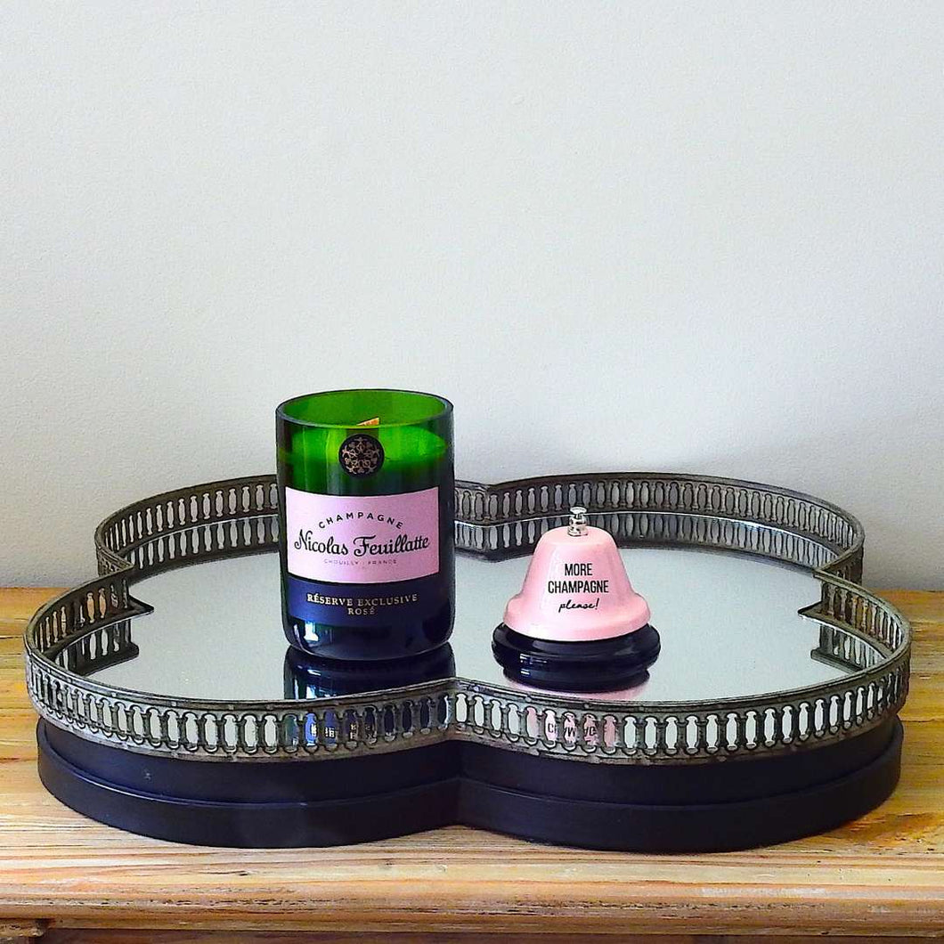 Christmas Gift Bundle - NF Rosé - Champagne Candle with Pink Bell