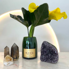 Load image into Gallery viewer, KG Yellow Upcycled Champagne Vase