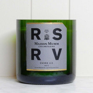 GHM RESERVED XL Upcycled Champagne Bottle Candle