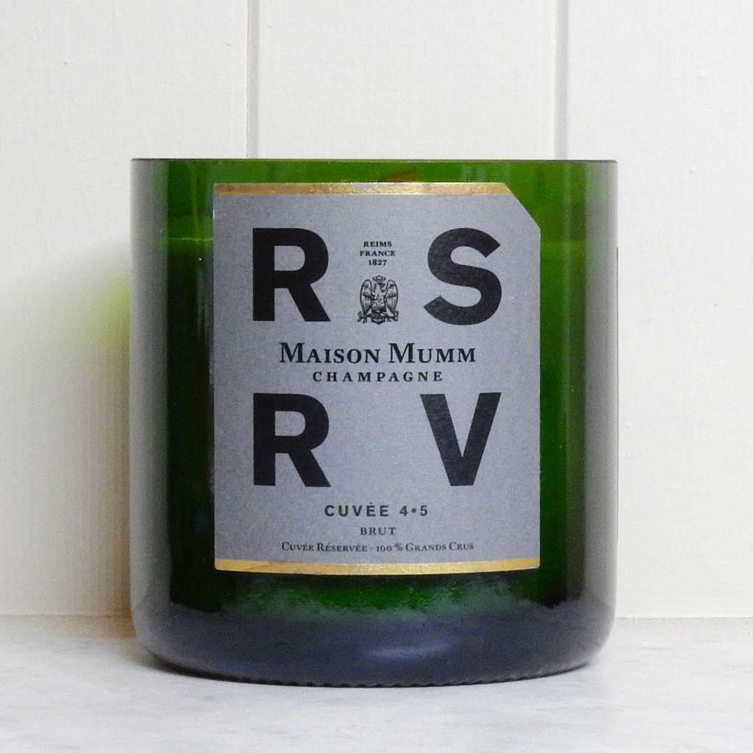 GHM RESERVED XL Upcycled Champagne Bottle Candle