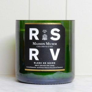 GHM RESERVED XL Upcycled Champagne Bottle Candle