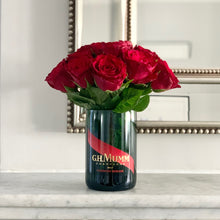Load image into Gallery viewer, GHM Green Upcycled Champagne Vase