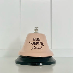 "More Champagne Please" Pink Bar Bell