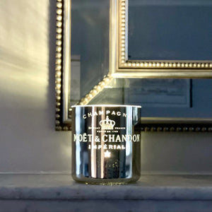Magnum - MC Gold Illuminated Upcycled Champagne Vase