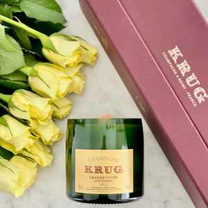KG XL Upcycled Champagne Bottle Candle