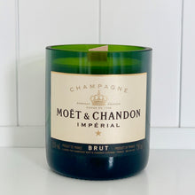 Load image into Gallery viewer, MC Upcycled Champagne Bottle Candle