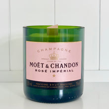 Load image into Gallery viewer, MC Pink Rosé Upcycled Champagne Bottle Candle