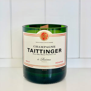 TT Upcycled Champagne Bottle Candle