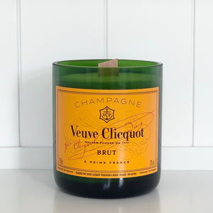VC Upcycled Champagne Bottle Candle